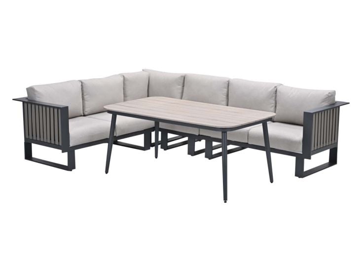Garden Impressions Gabon 5-delige lounge-diningset - taupe