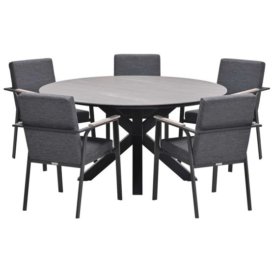 Garden Impressions Angela - Duuk Ø150cm - 6-delige tuinset
