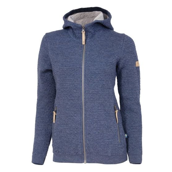 Ivanhoe Morel Hood blauw dames vest