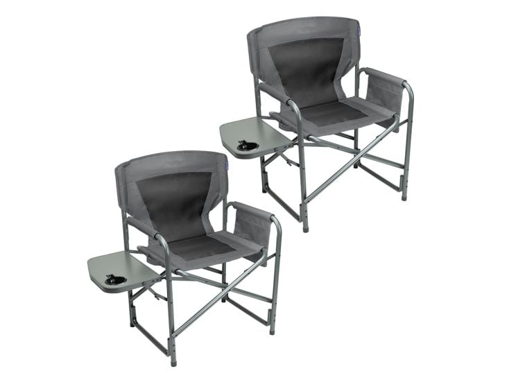 TRVLMORE 2-pack lichtgewicht vouwstoelen - Grey
