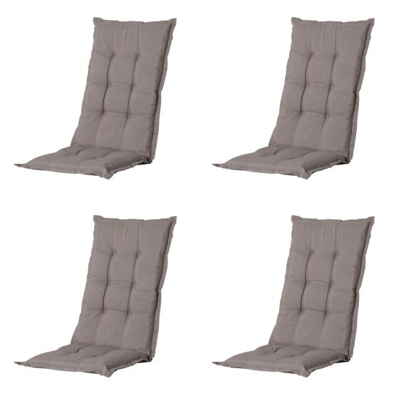 Madison Panama taupe Tuinstoelkussen - Set van 4