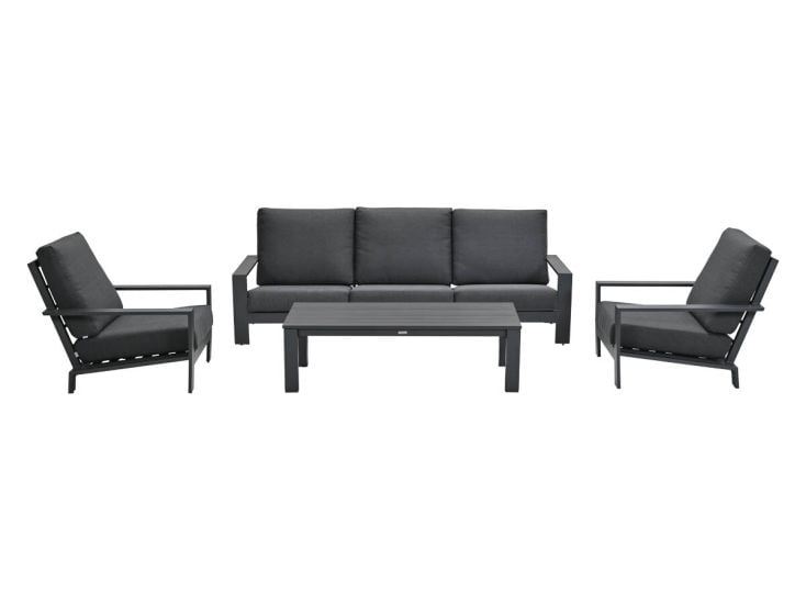 Garden Impressions Coba 4-delige loungeset - Dark Grey