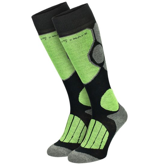 Black Snake High Protection Lime skisokken