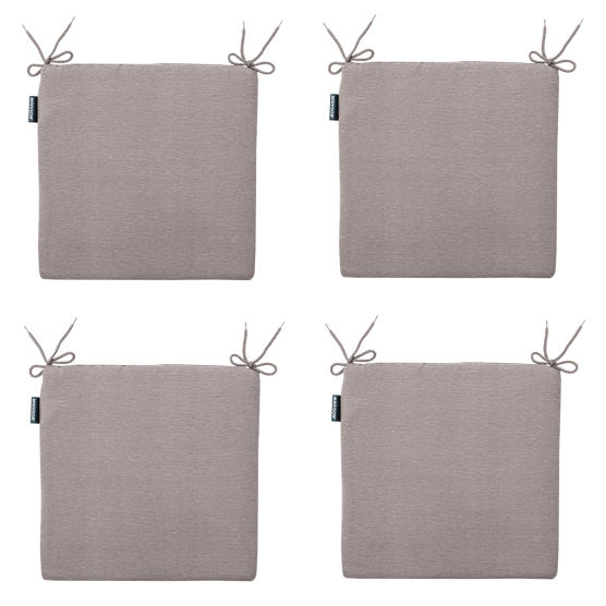 Madison Panama taupe Zitkussen - Set van 4