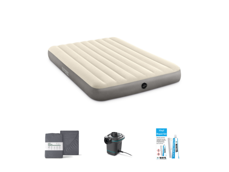 Intex Single-High 203 x 152 cm Luchtbedset - 4-delig