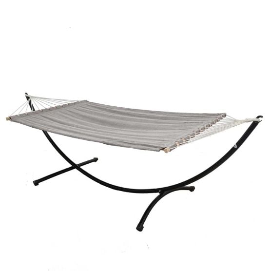 AMANKA 200 x 120 hangmat met frame - Grey