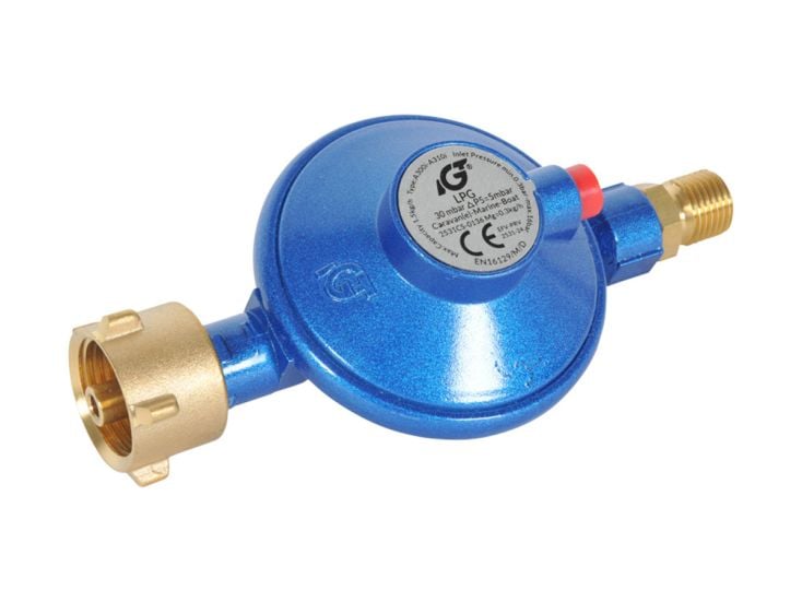 Obelink 30 mbar 1/4" links G12 drukregelaar
