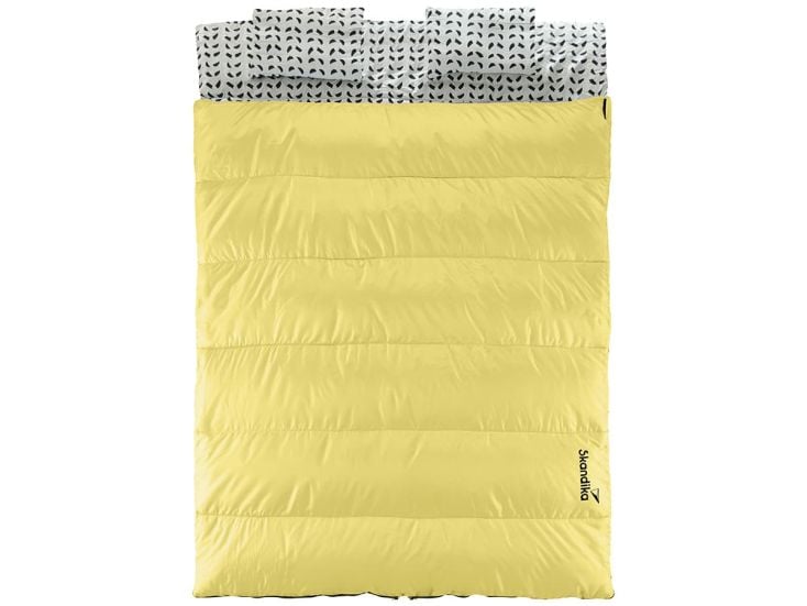 Skandika Iceland Double Deken slaapzak - Yellow