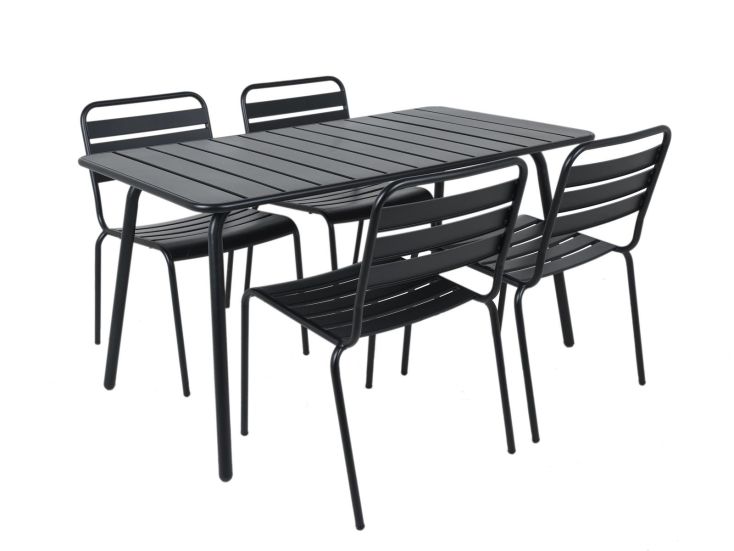 MaximaVida Max 150 cm 5-delige tuinset - black