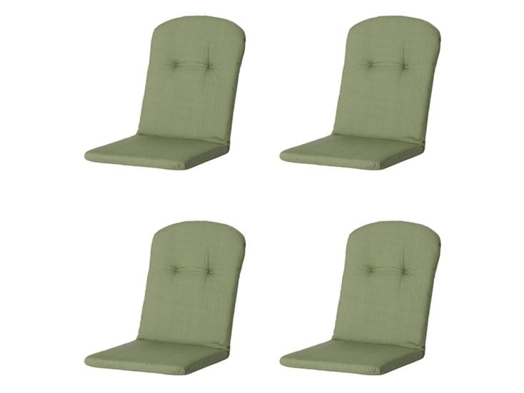 Madison Basic green Kuipstoelkussen - Set van 4