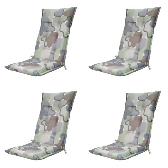 Madison Grafi sage Tuinstoelkussen - Set van 4