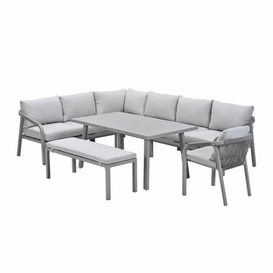 Garden Impressions Tarera taupe R - 7-delig - lounge dining set