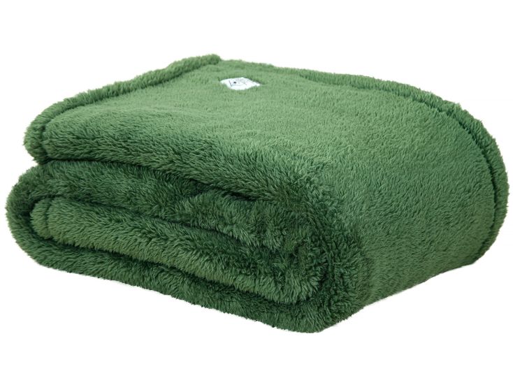DoubleDry Teddy 130 x 170 cm plaid - Green