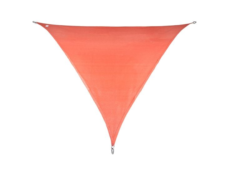 Buitenkado 3x3x3 HDPE Schaduwdoek - terra brown