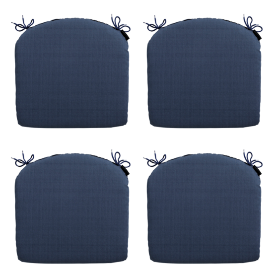 Madison Basic kobalt Zitkussen - Set van 4