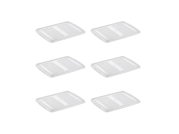 Sunware Nesta 17/32/45 liter transparant deksel - set van 6
