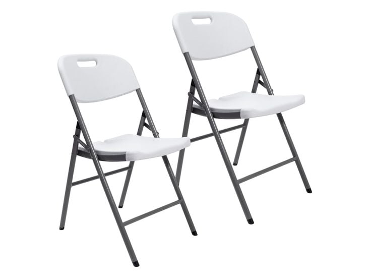 Skandika Masi set van 2 klapstoelen - White
