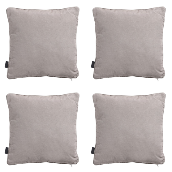 Madison Panama taupe Sierkussen - Set van 4