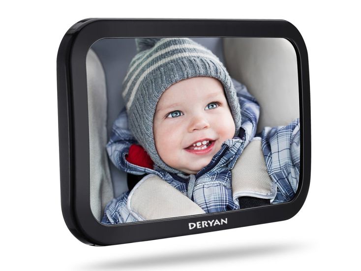 Deryan Luxe XL Baby achterbank autospiegel