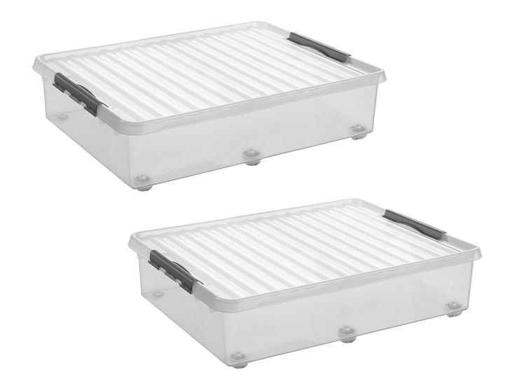 Sunware Q-line 60 liter set van 2 rollerboxen - Metal