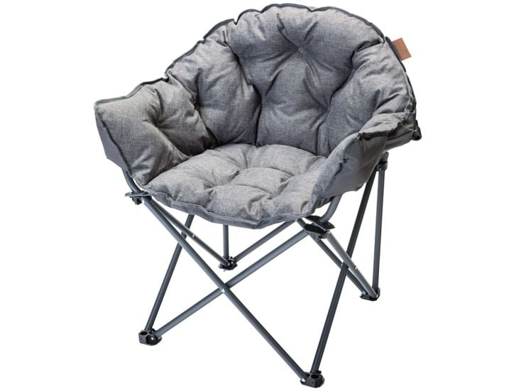 Skandika Moonchair Premium XL grijze Vouwstoel