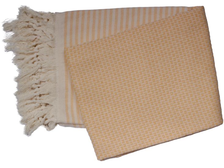 PHLOX 100 x 200 cm hamamdoek - geel