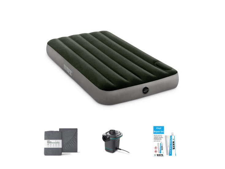 Intex Downy 191 x 99 cm Luchtbedset - 4-delig