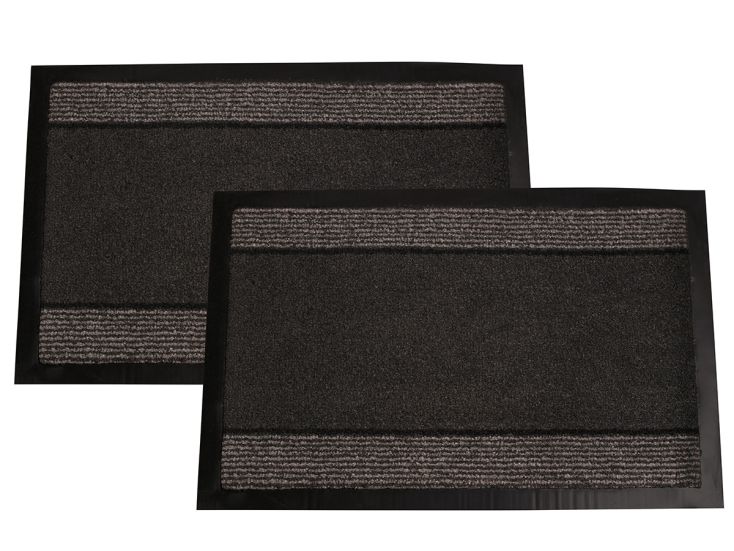 Jacks Door Stripe 60 x 90 cm deurmat - Set van 2