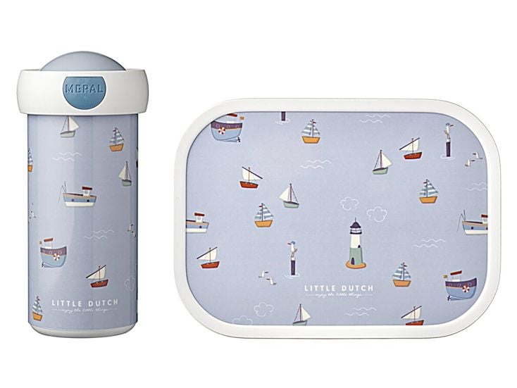 Mepal Campus schoolbeker en lunchbox - Sailors bay