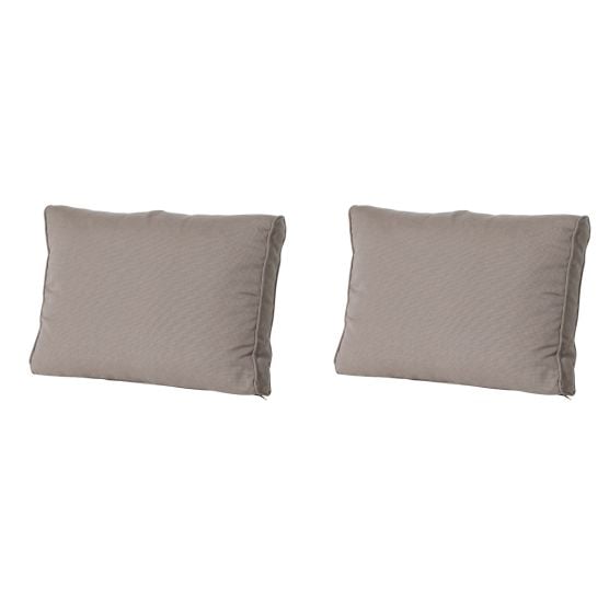 Madison Rib liver Rugkussen - Set van 2