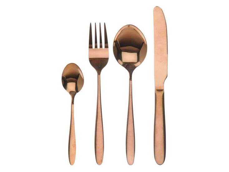 Excellent Houseware koper 16-delige bestekset