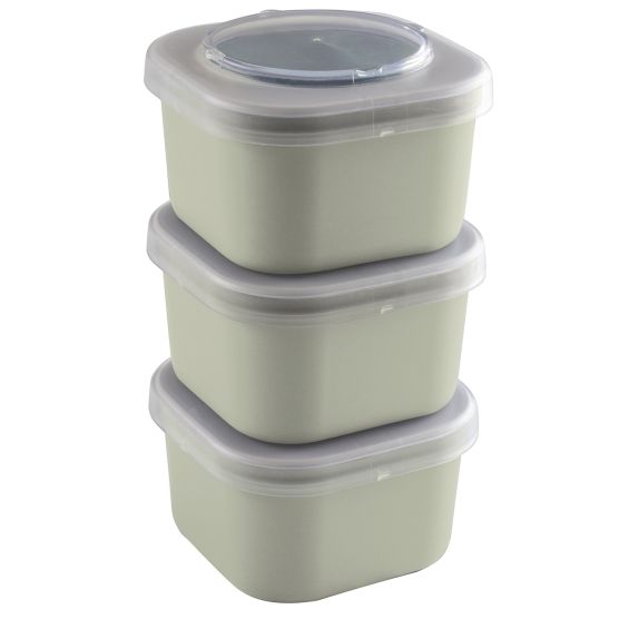 Sunware Sigma home Food to go set van 3 lunchbakjes - Green