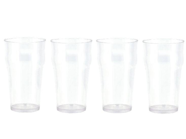 Travellife Feria clear bierglas - Set van 4
