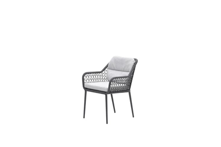 Garden Impressions Toledo dining fauteuil - carbon black