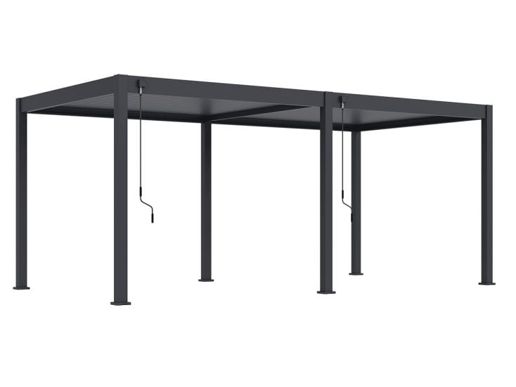 Orion Deluxe 300 x 600 cm overkapping - Antraciet