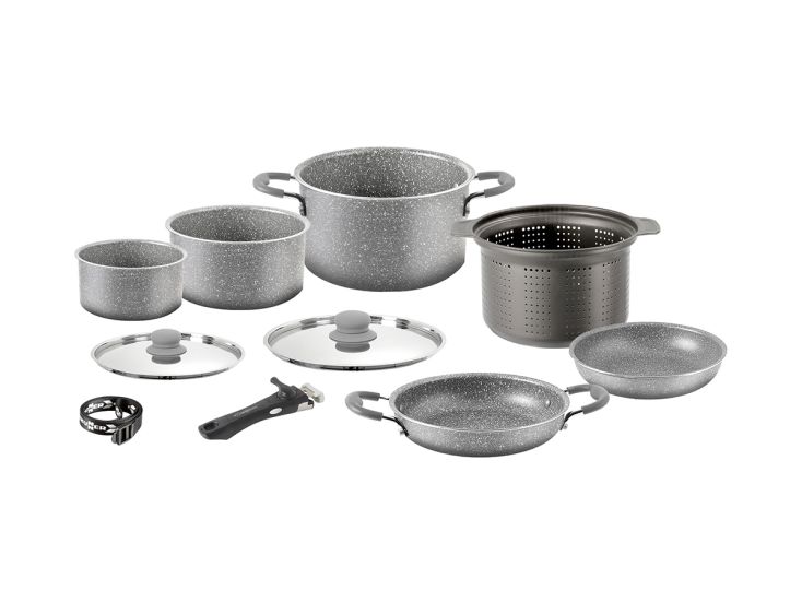 Brunner Gourmet Rock NG 9+1 pannenset - Ø22 cm