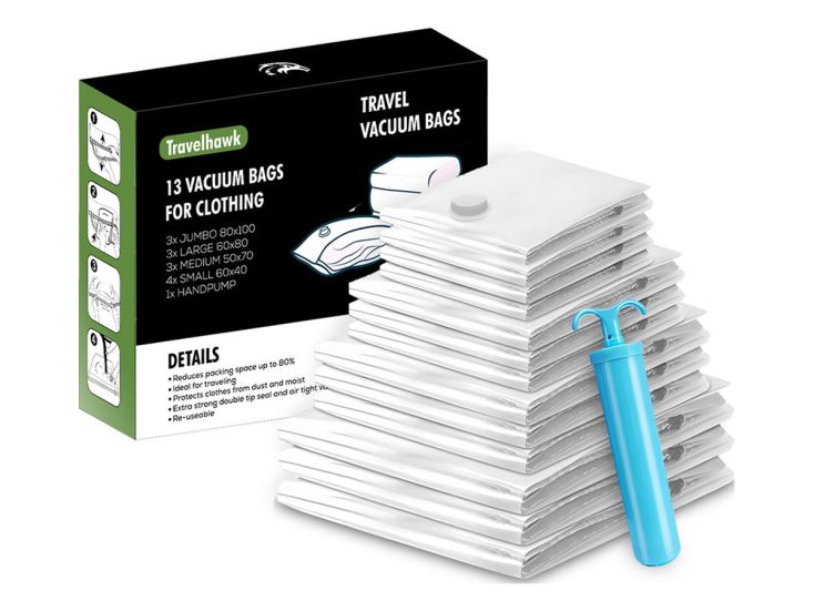Travelhawk Vacuümzakken - Set van 13