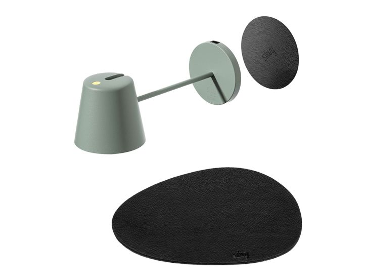 Silwy Portofino magneet lantaarn met placemat en pad - Olive