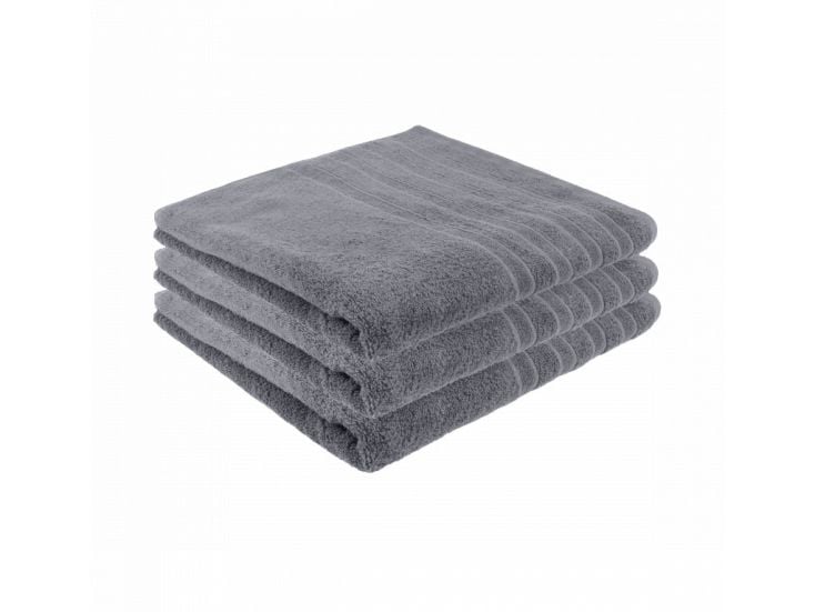 Pure4u set van 3 luxe hotel handdoeken - Antraciet