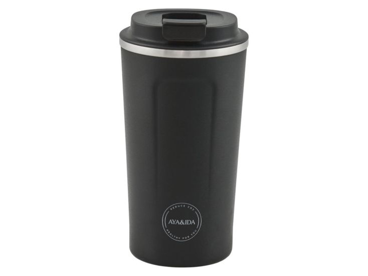 AYA&IDA CUP2GO 500 ml thermosbeker - Matt Black
