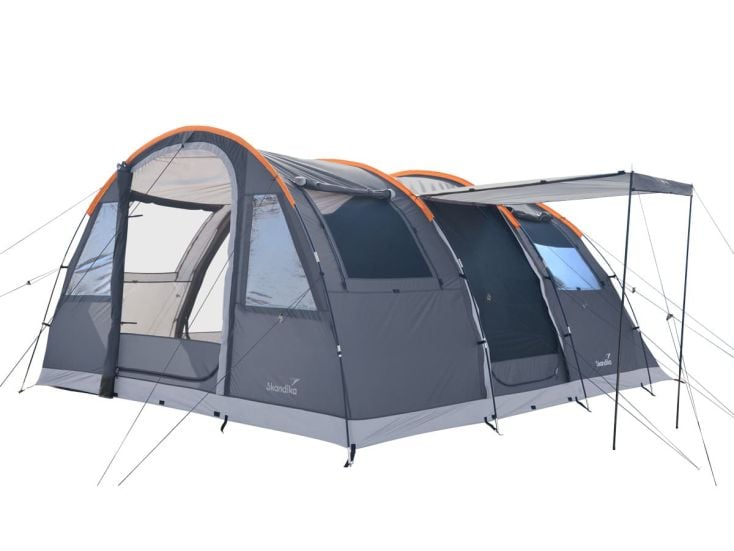 Skandika Gotland 4 grijze Tunneltent