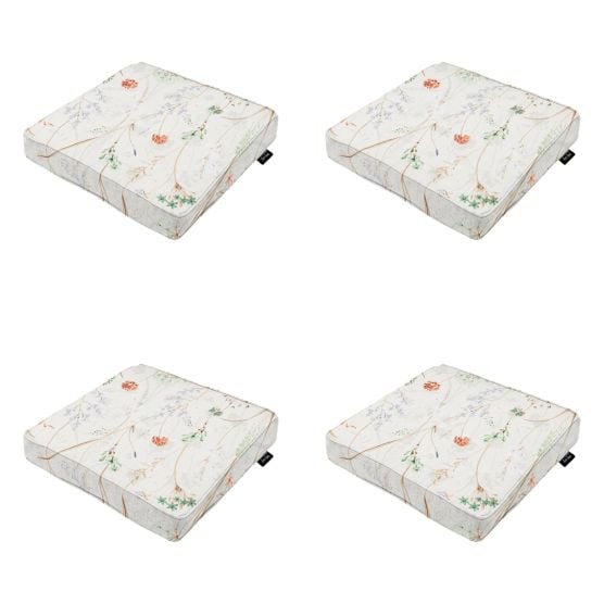 Madison Donna natural canvas eco+ Zitkussen - Set van 4