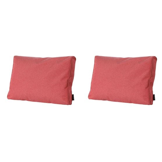 Madison Manchester red Rugkussen - Set van 2