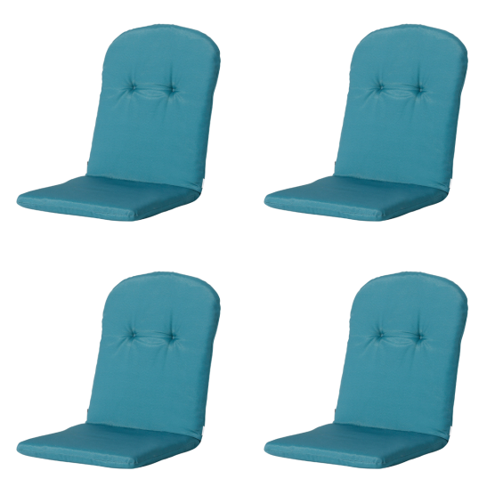 Madison Panama sea blue Kuipstoelkussen - Set van 4