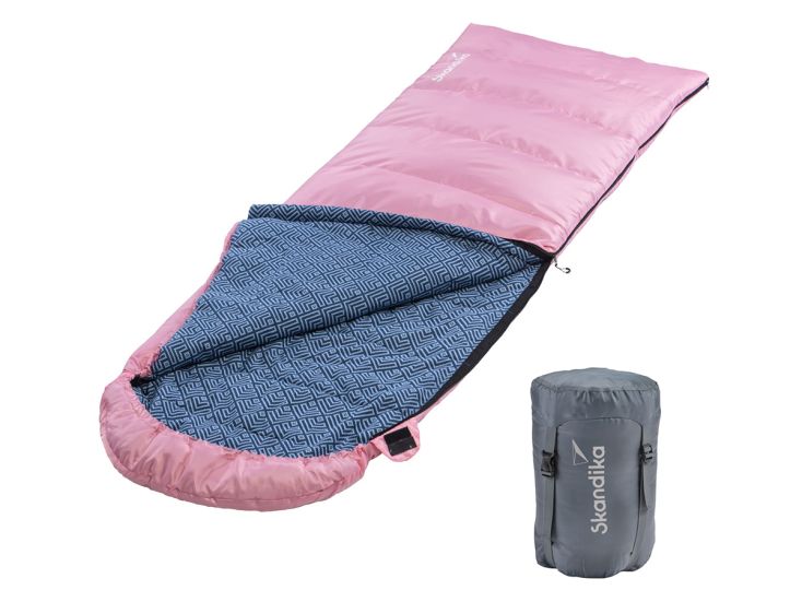 Skandika Dundee Pink Flannel-R Slaapzak
