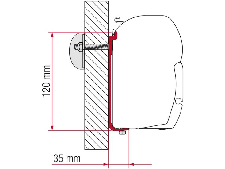 Fiamma KIT F45 AS 110 - adapter