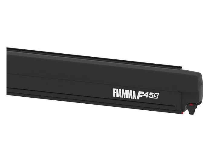 Fiamma F45s Deep Black 375 Royal Grey cassetteluifel