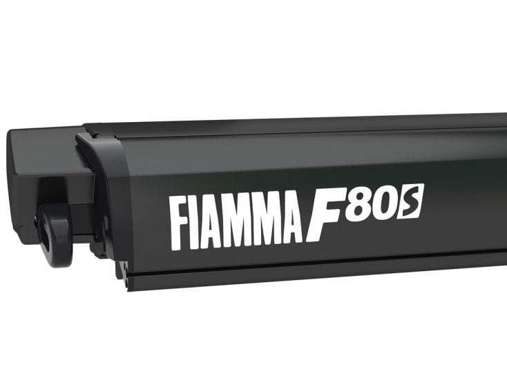 Fiamma F80s Deep Black 320 Royal Grey cassetteluifel