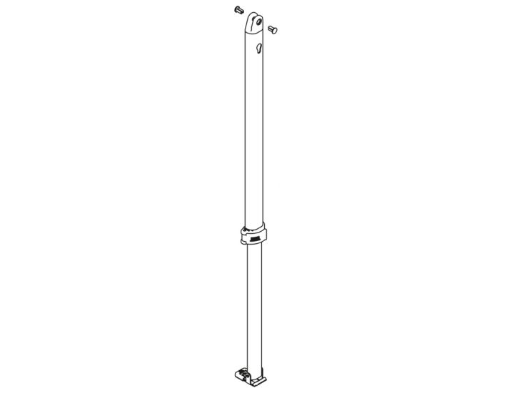 Fiamma staander links Caravanstore XL 360-550