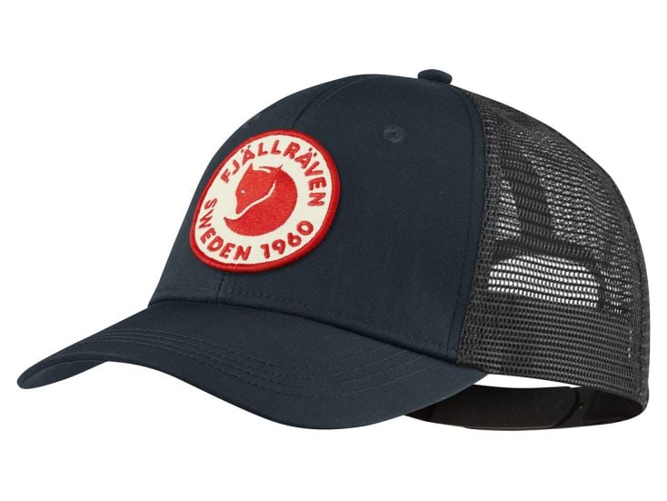 Fjällräven 1960 Logo Långtradarkeps Dark Navy pet